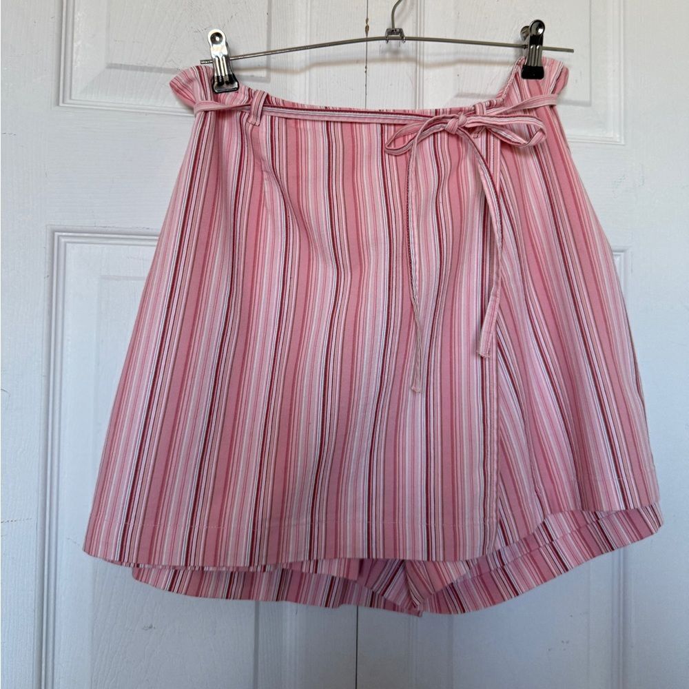 Y2K Preppy & Pin Stripes Skort by Villager a Liz Claiborne Company Sz 10